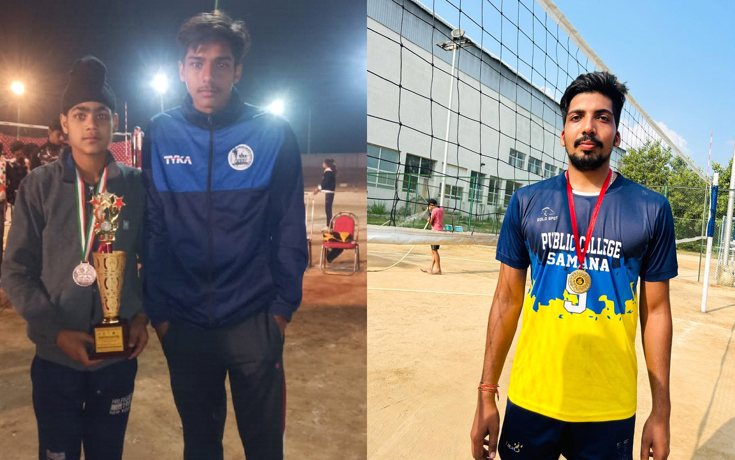 Aditya Rana and Vikrant Rana win gold and brown medals in volleyball during 'Khedan Watan Punjab diyan'